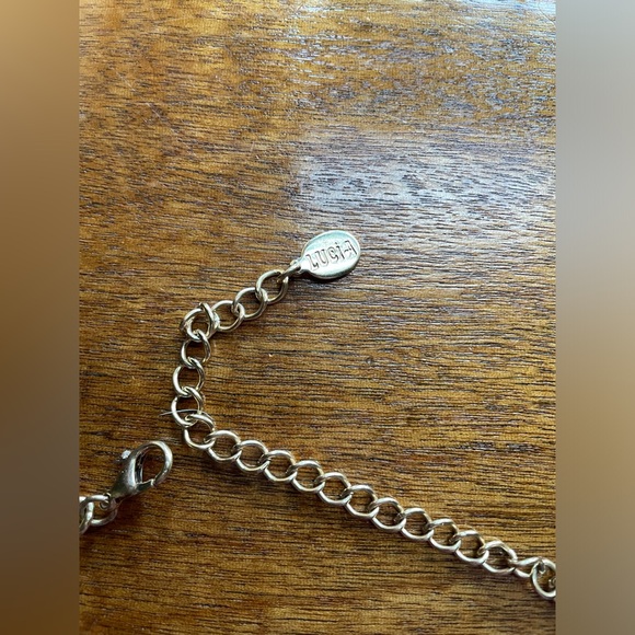 Lot of 2 Vintage Lucia Multi-strand bib Red and Blue Beaded Necklaces - Picture 4 of 7